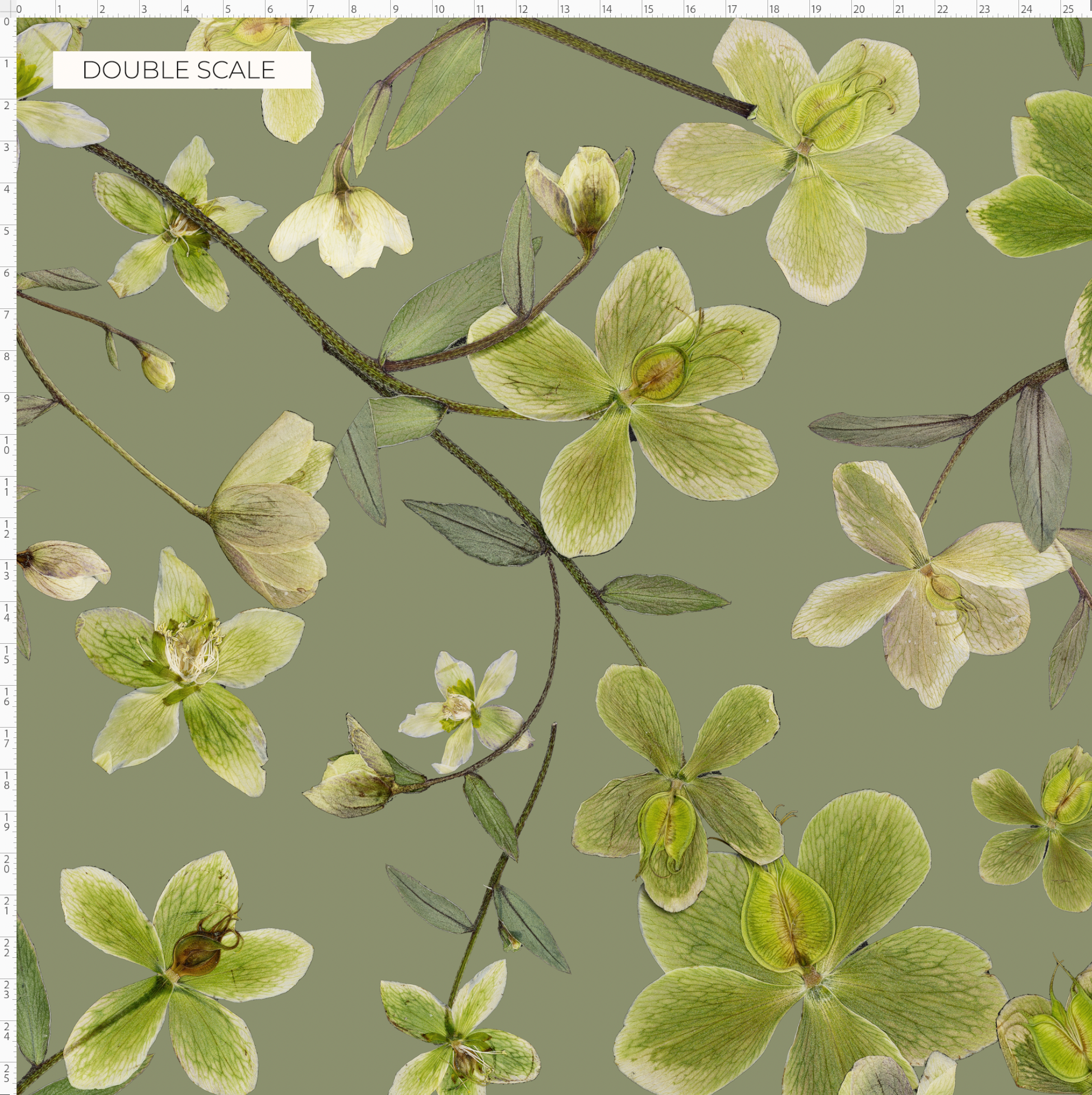 Hellebore Grove Wallpaper