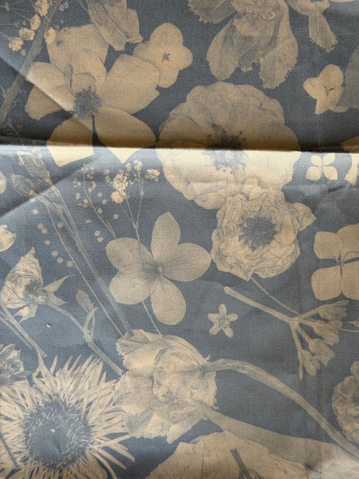 Petals in the Night Dusky Blue