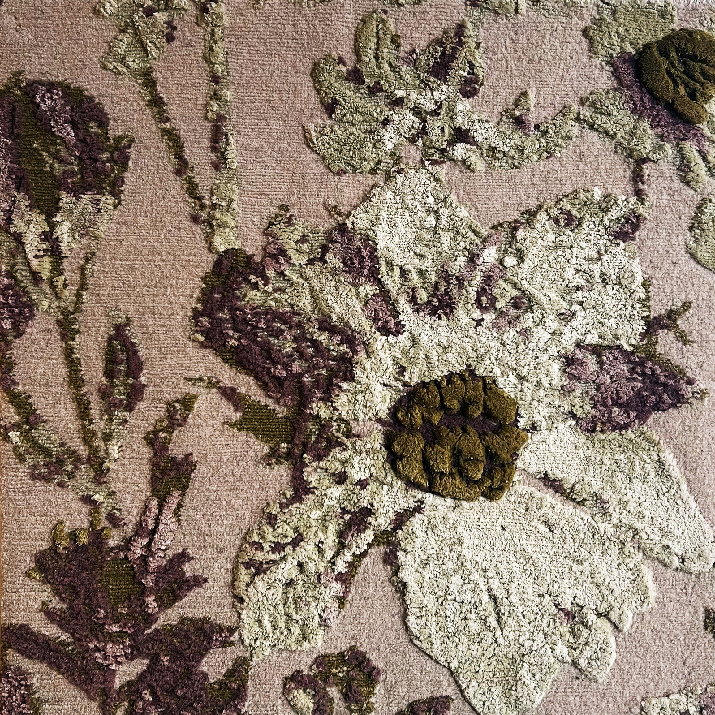 Noirette Painted Plaster Rug