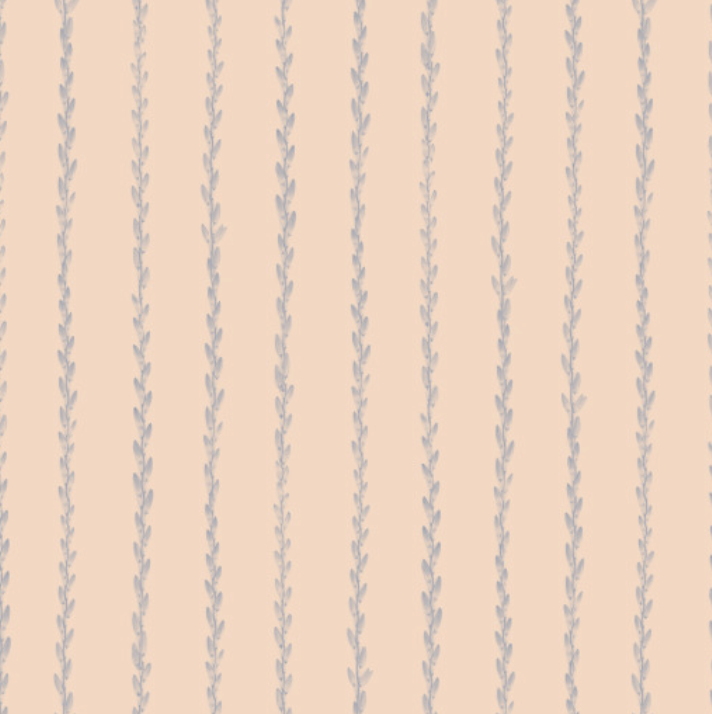 Zipper Stripe Delft Wallpaper