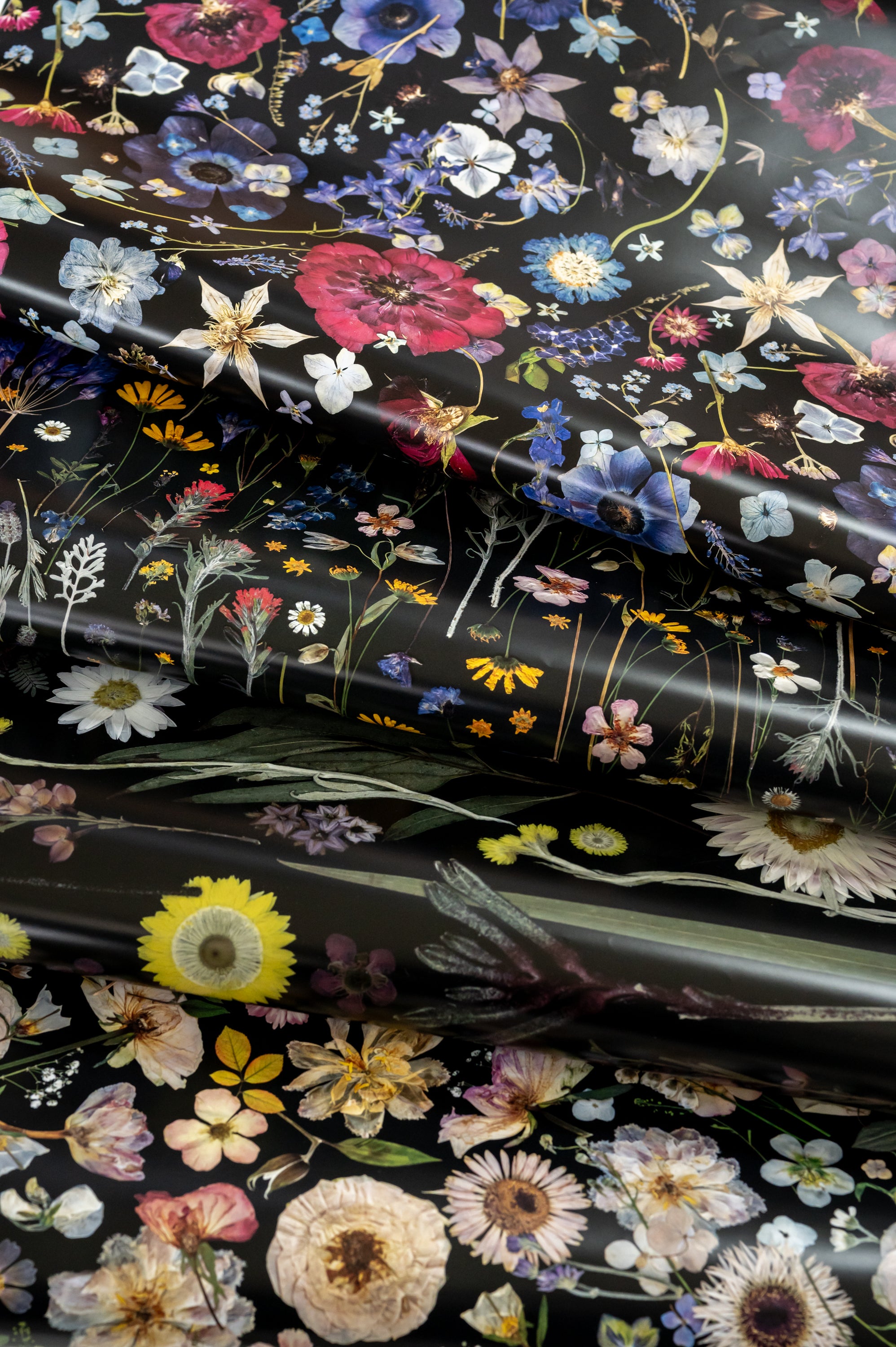 Pressed Flower Wrapping Paper