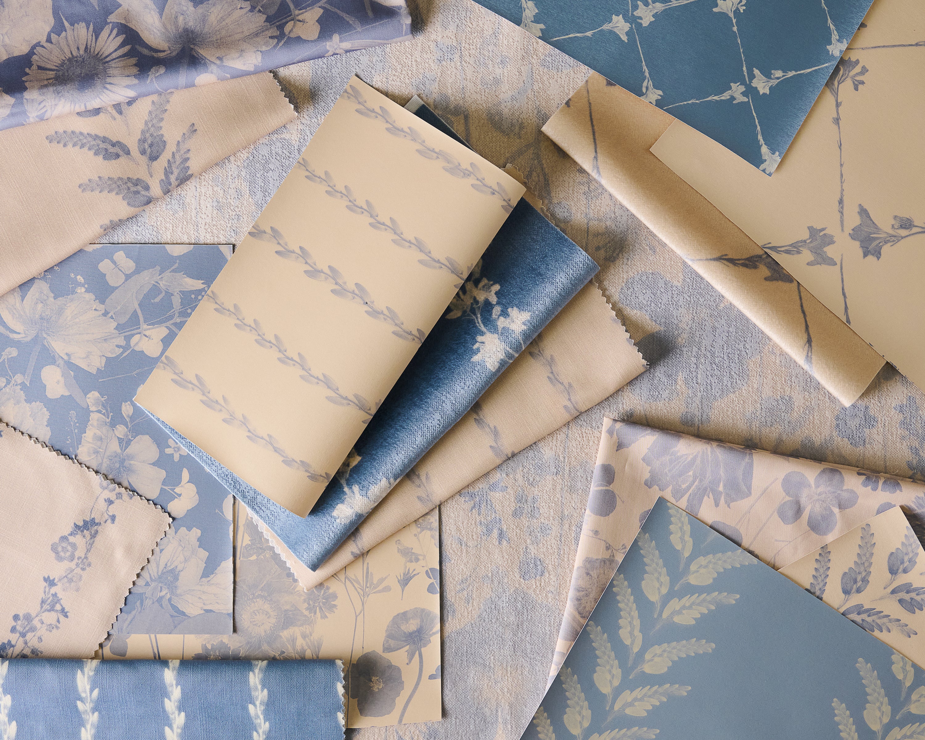 Angel Wings Delft Fabric