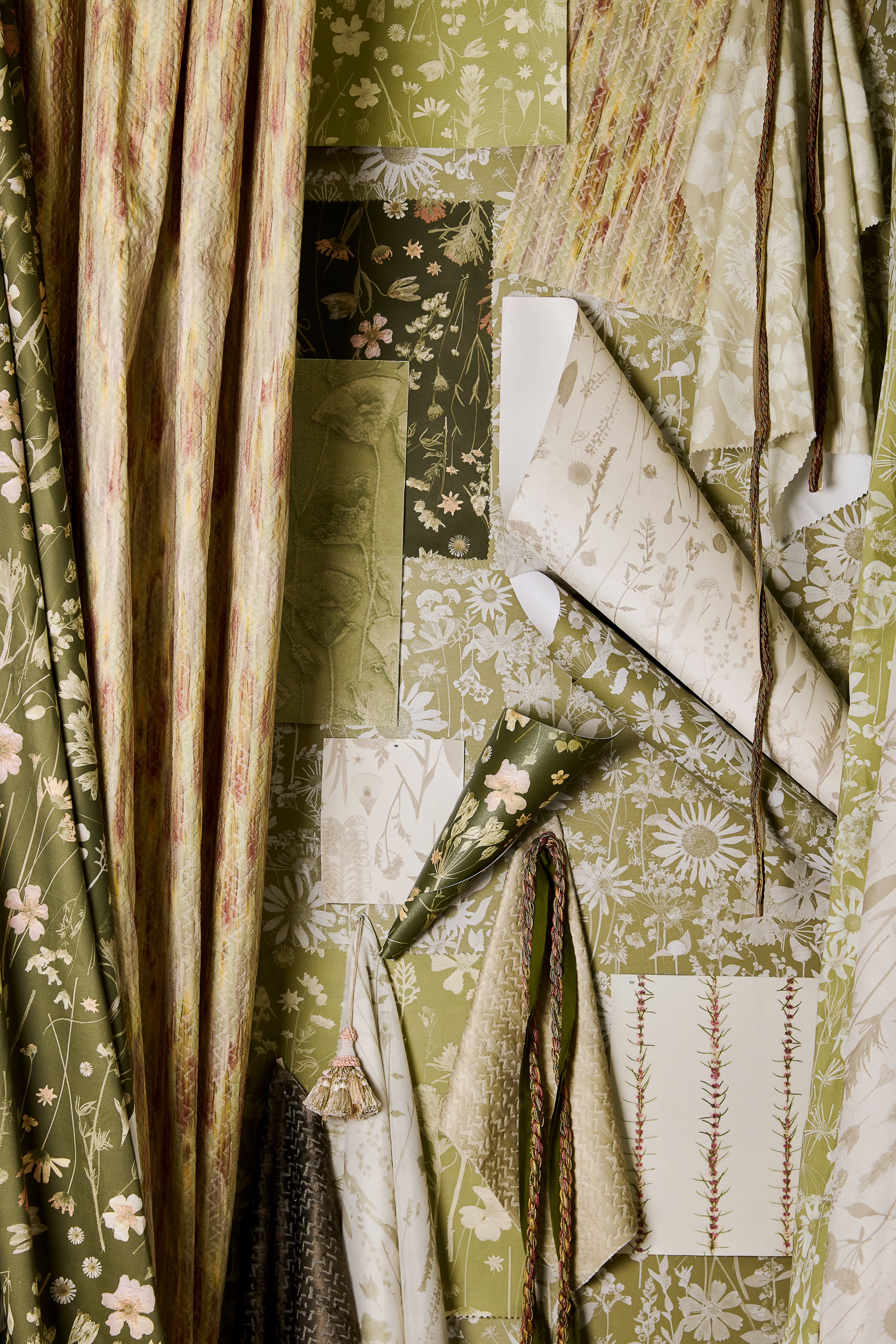 Farm Flowers Meadow Fabric