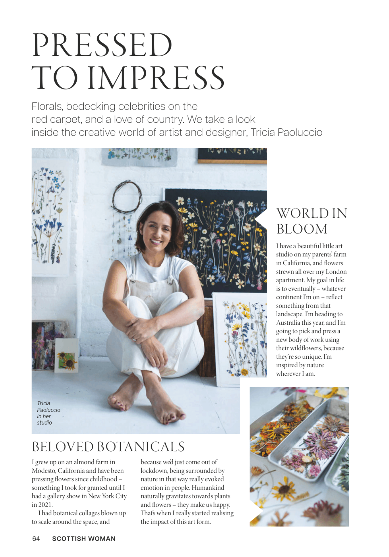 Domain of The Flowerings: Pressed Flowers Reimagined for Home & Style