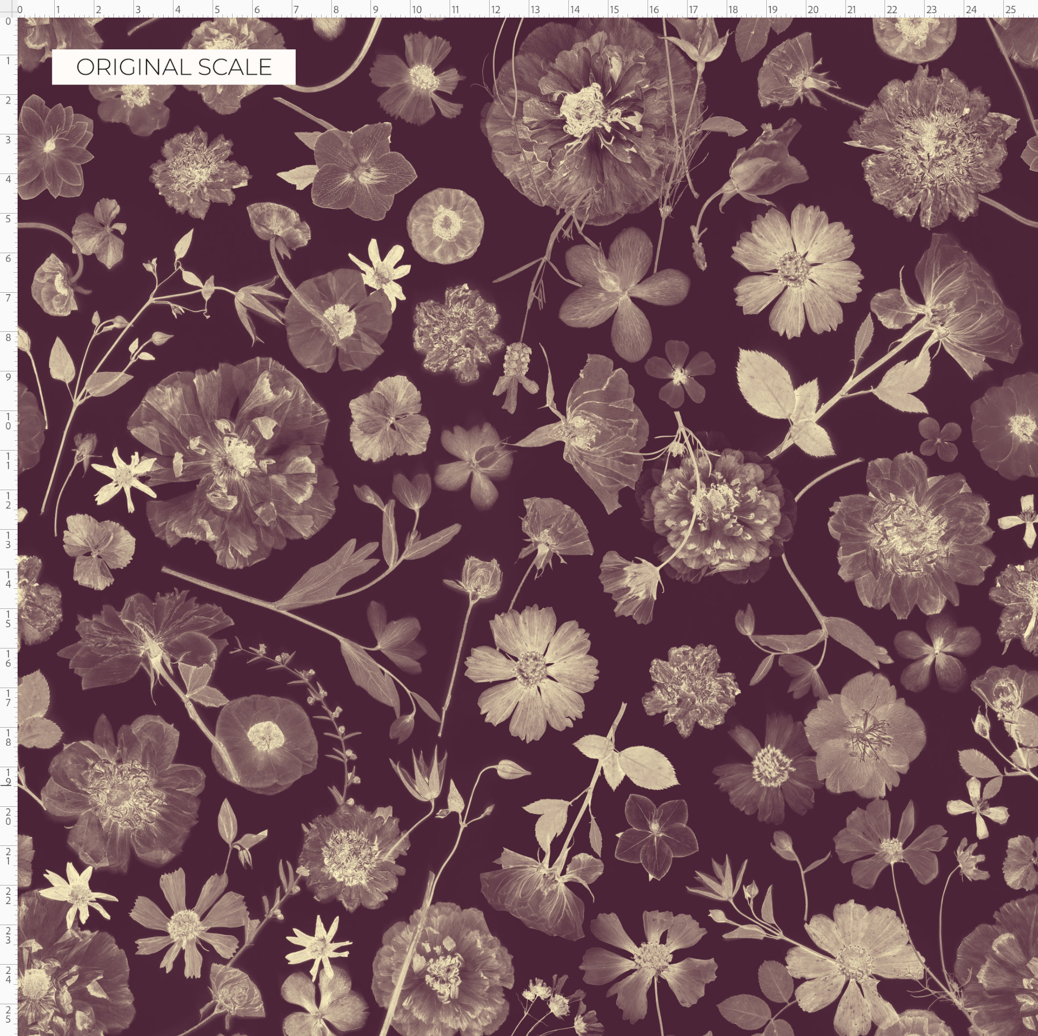Garden Party Currant Wallpaper