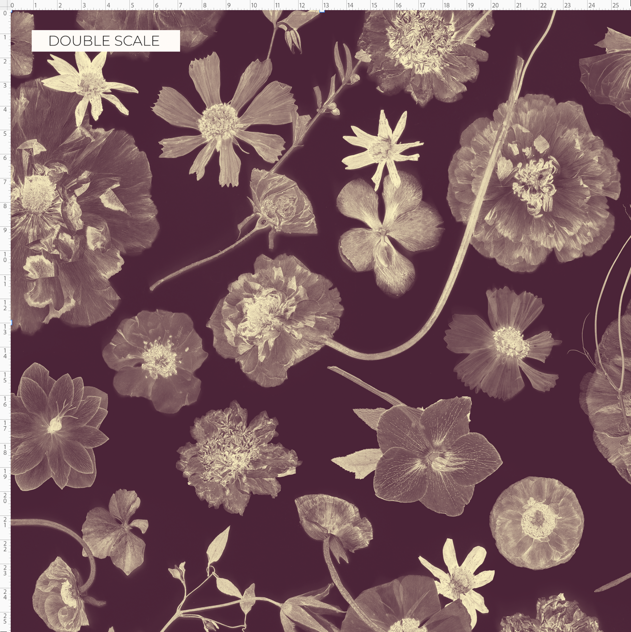 Garden Party Currant Wallpaper