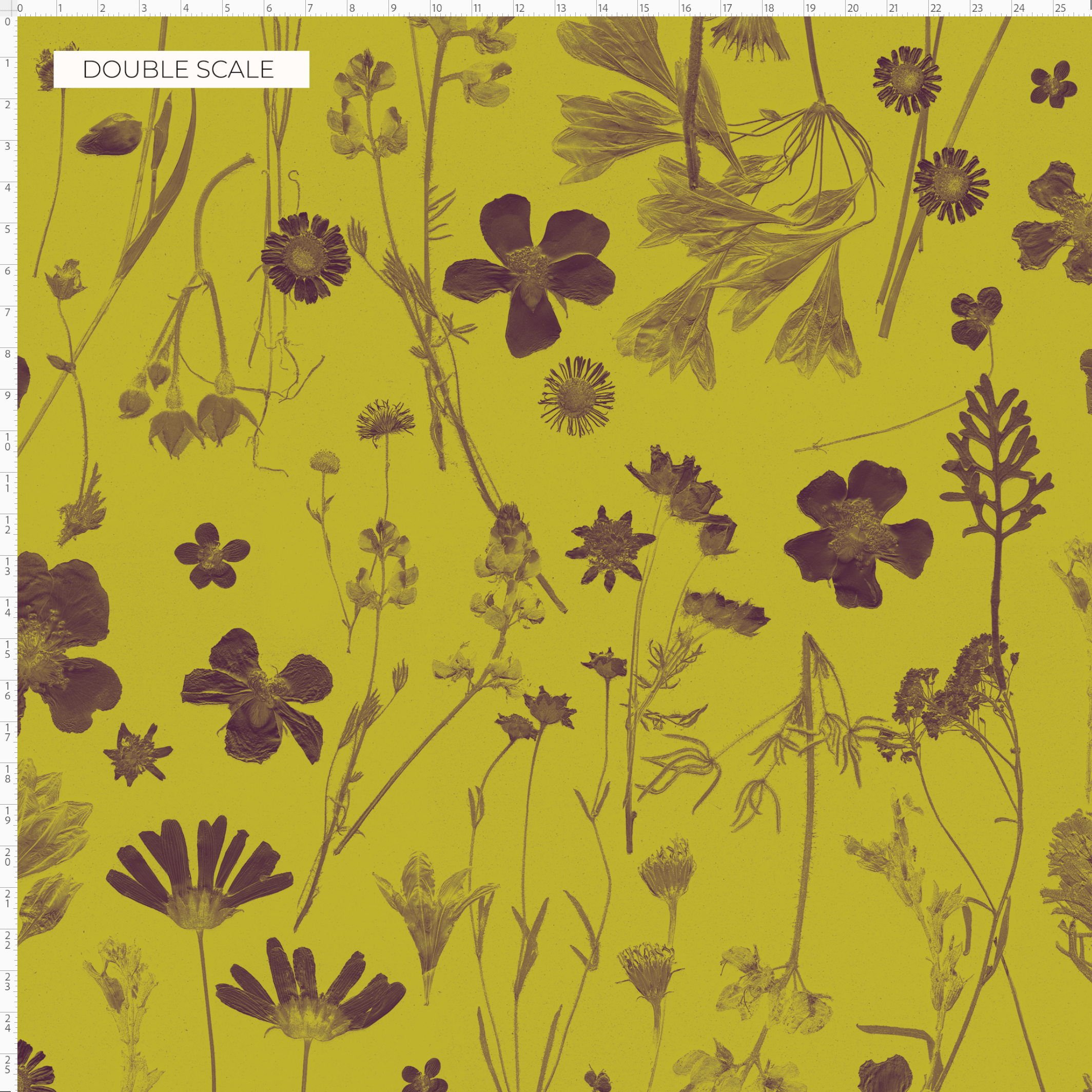 Farm Flowers Peridot Wallpaper