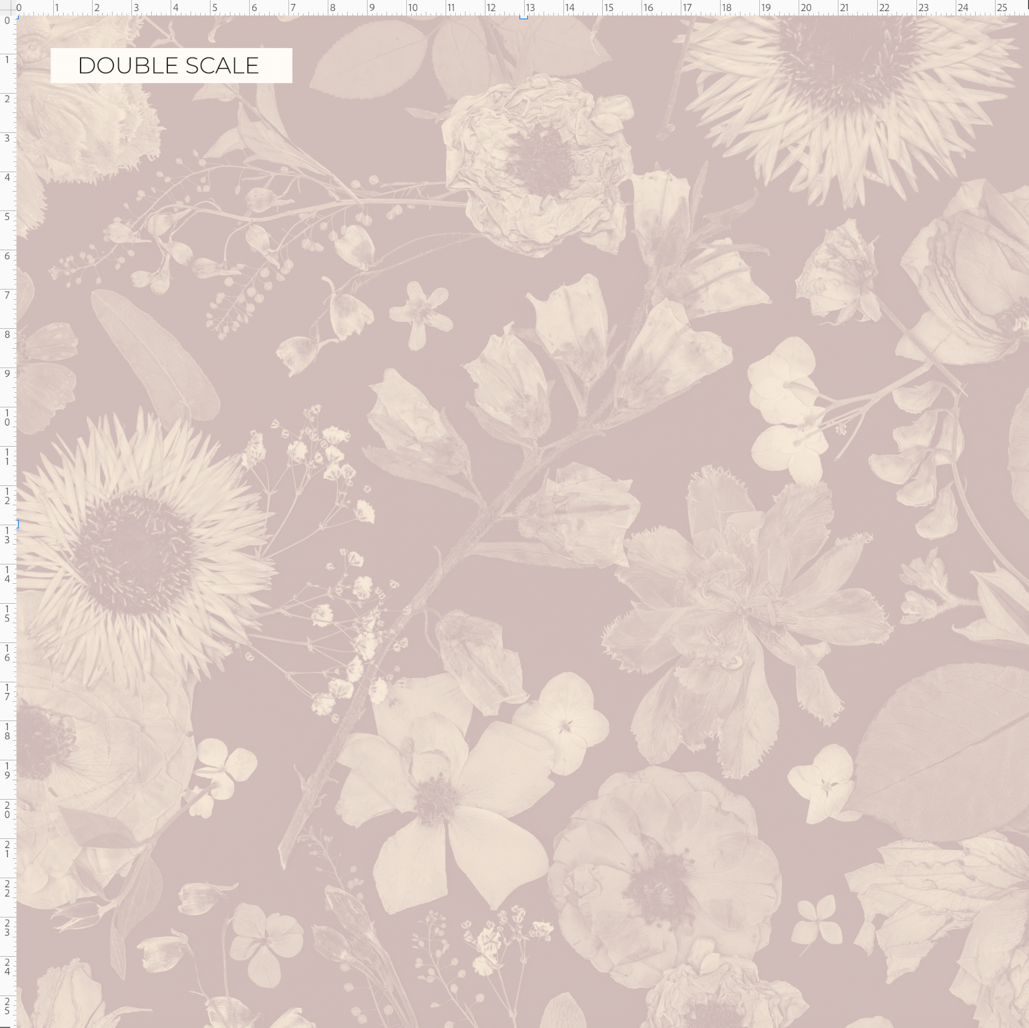 Petals in the Night Mauve Wallpaper