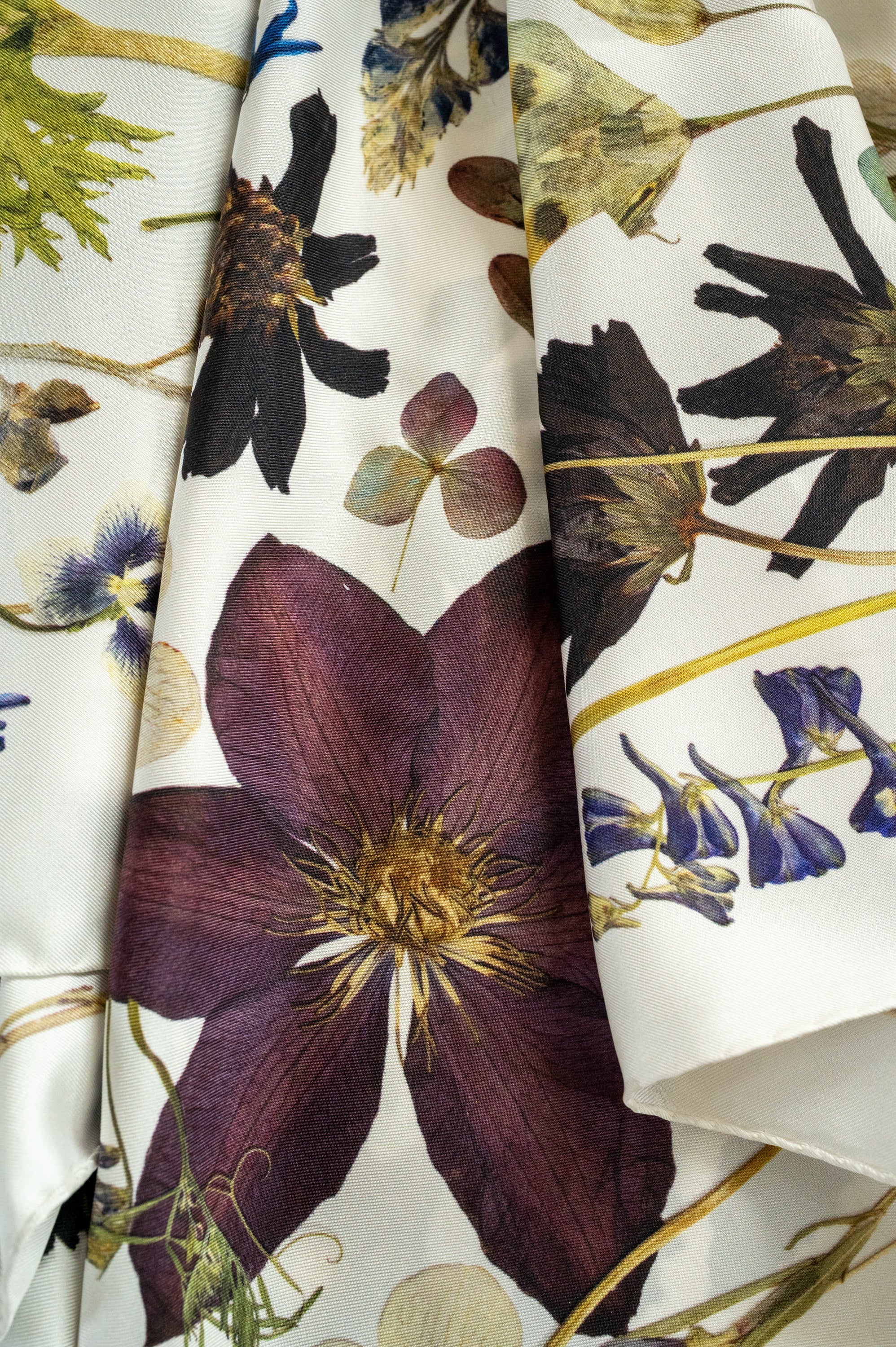 Into the Blue Silk Scarf