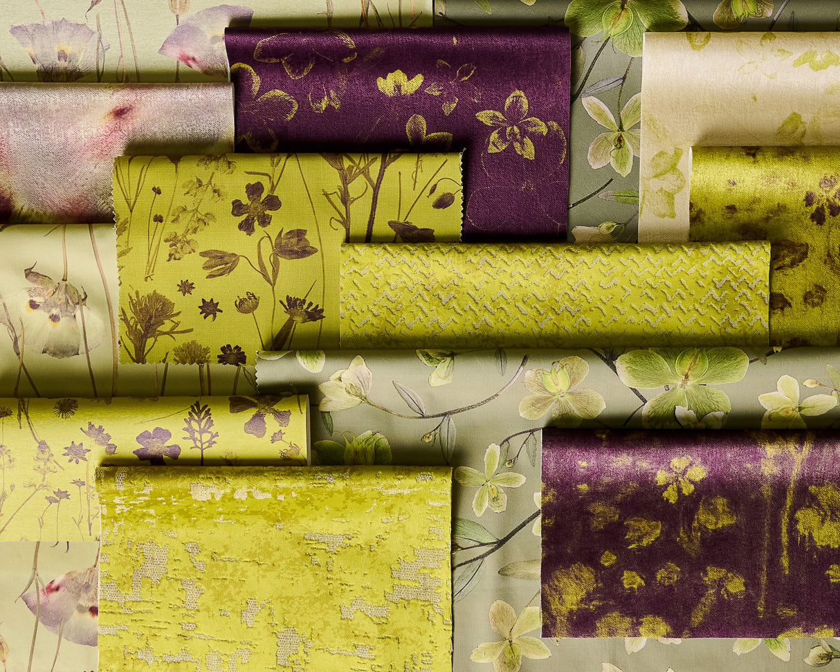 Chartreuse Tonal Textured Mohair