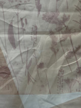 Textured fabric with a subtle pattern on a neutral background