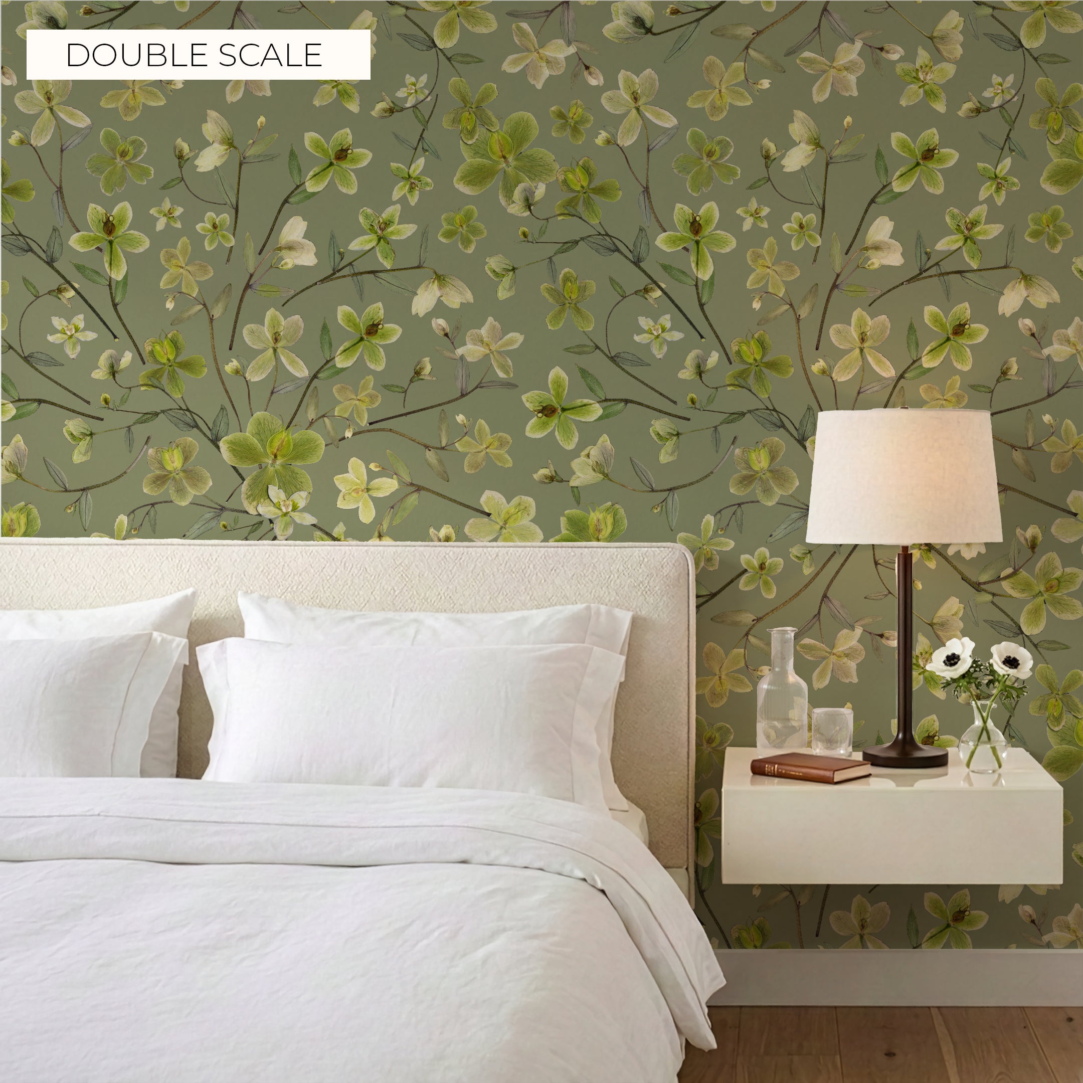 Hellebore Grove Wallpaper