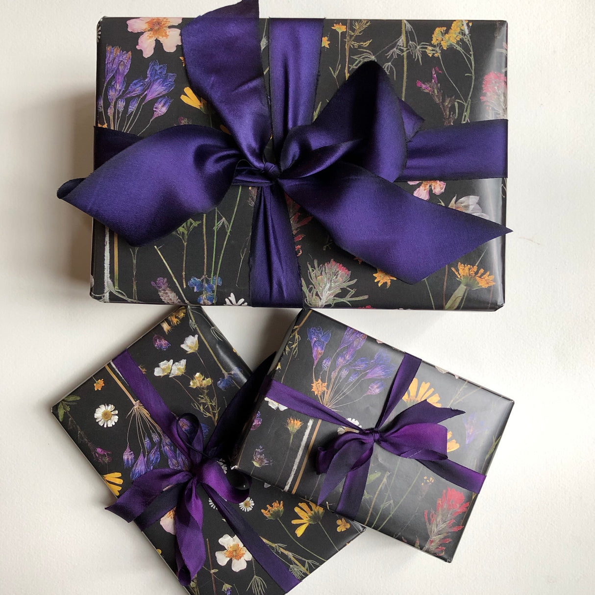 Pressed Flower Wrapping Paper