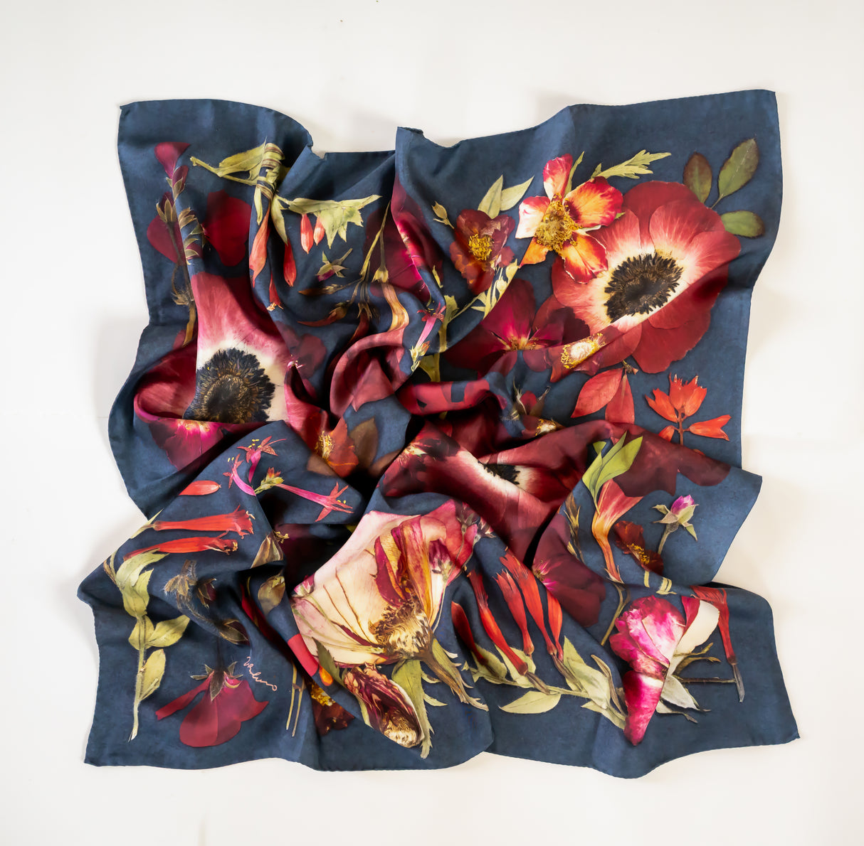 Jewels of the Garden Silk Scarf