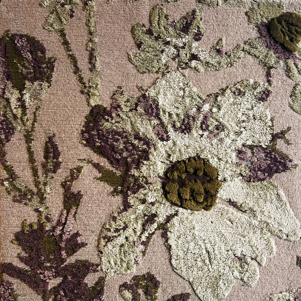 Noirette Painted Plaster Rug