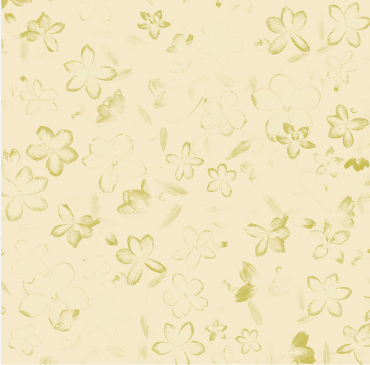 Hellebore Impression Sunlit Wallpaper