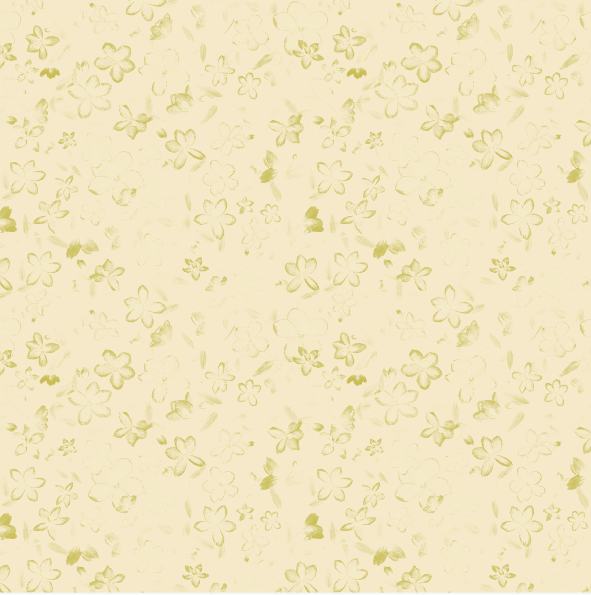Hellebore Impression Sunlit Wallpaper