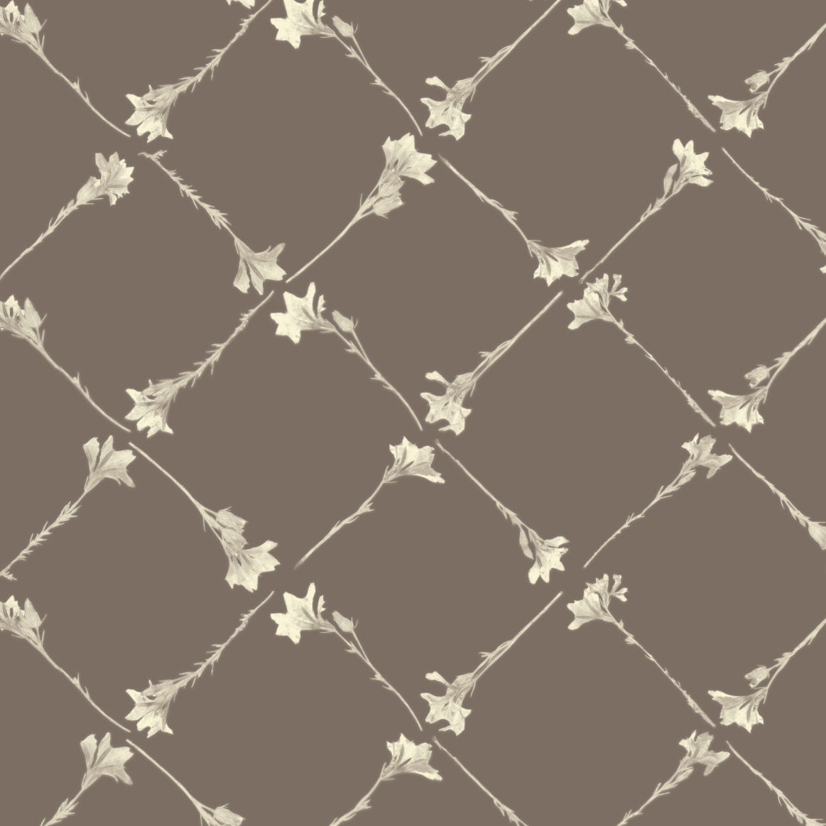 Lattice (L) Mocha Wallpaper