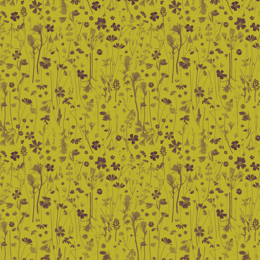 Farm Flowers Peridot Wallpaper