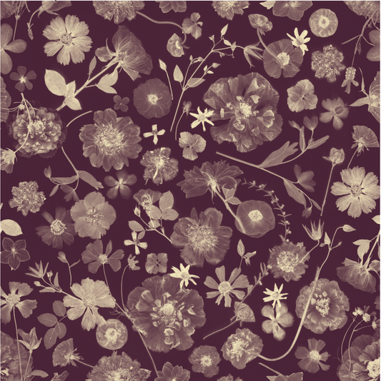 Garden Party Currant Wallpaper
