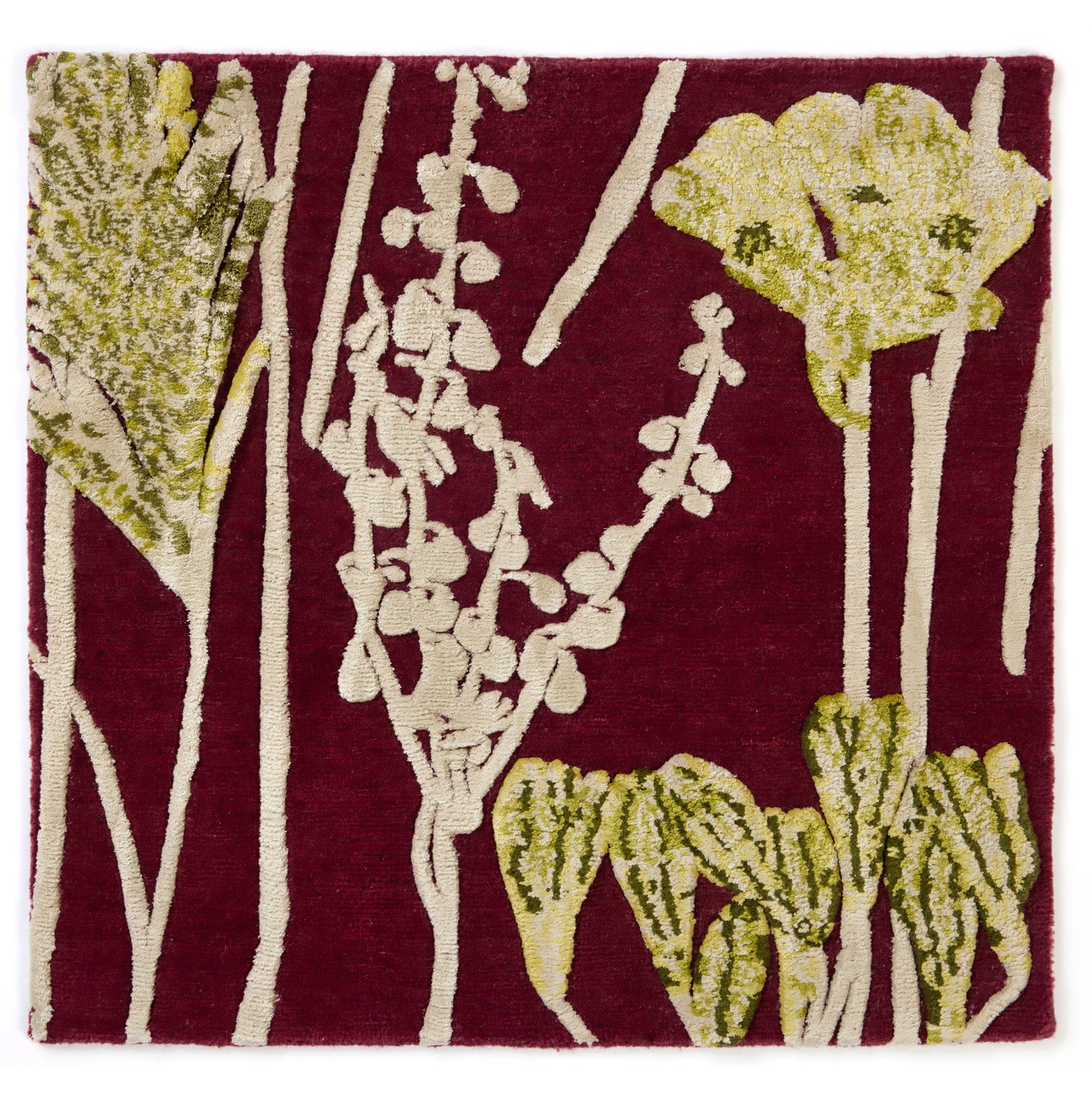 As Spring Fades Oxblood Citron Rug