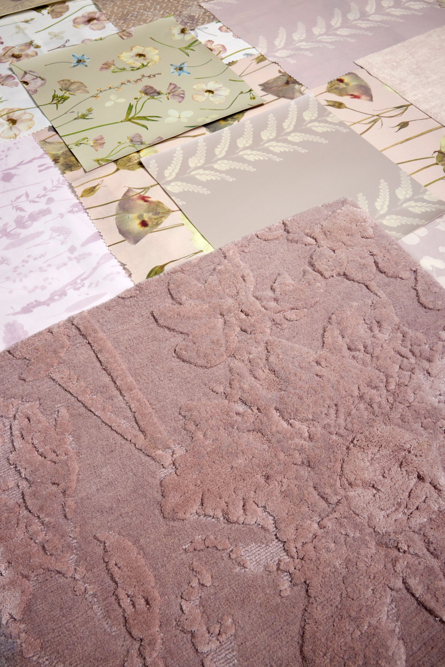 Noirette Painted Plaster Rug