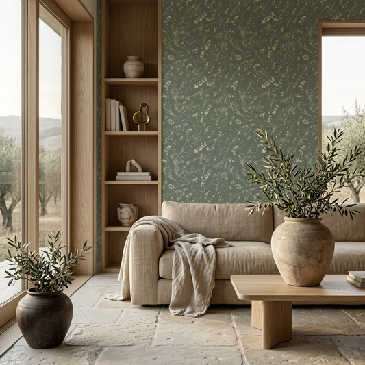 Wild Lupine Thyme Wallpaper