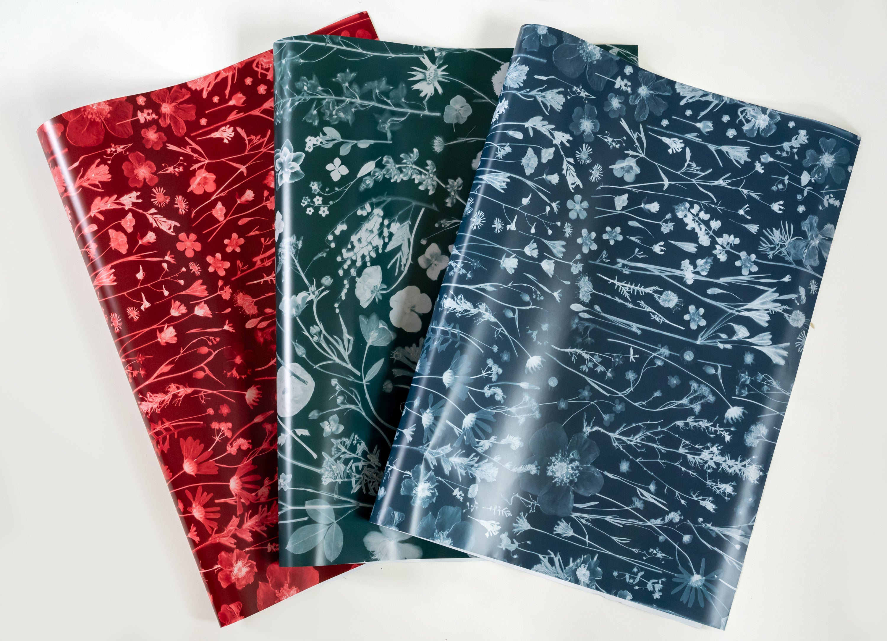 Pressed Flower Wrapping Paper