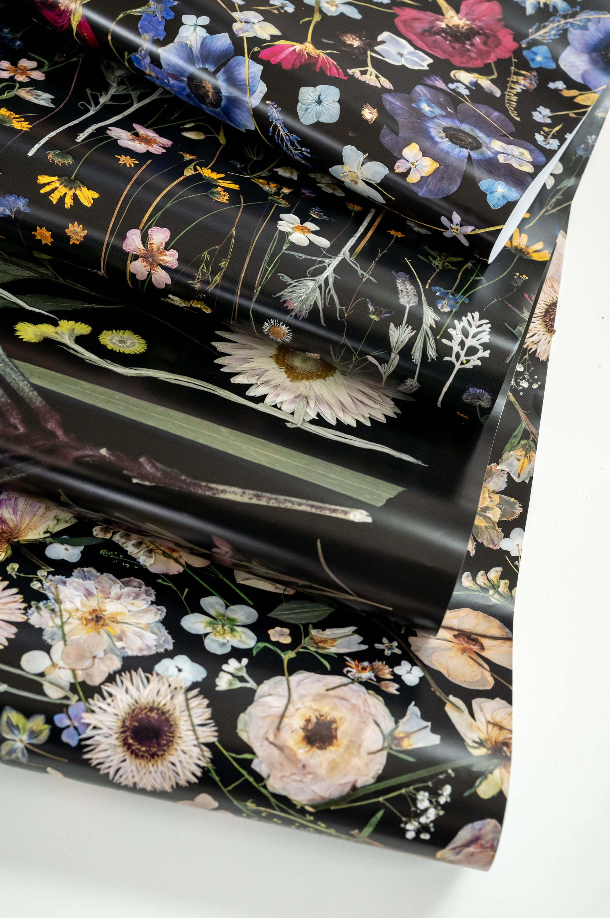 Pressed Flower Wrapping Paper