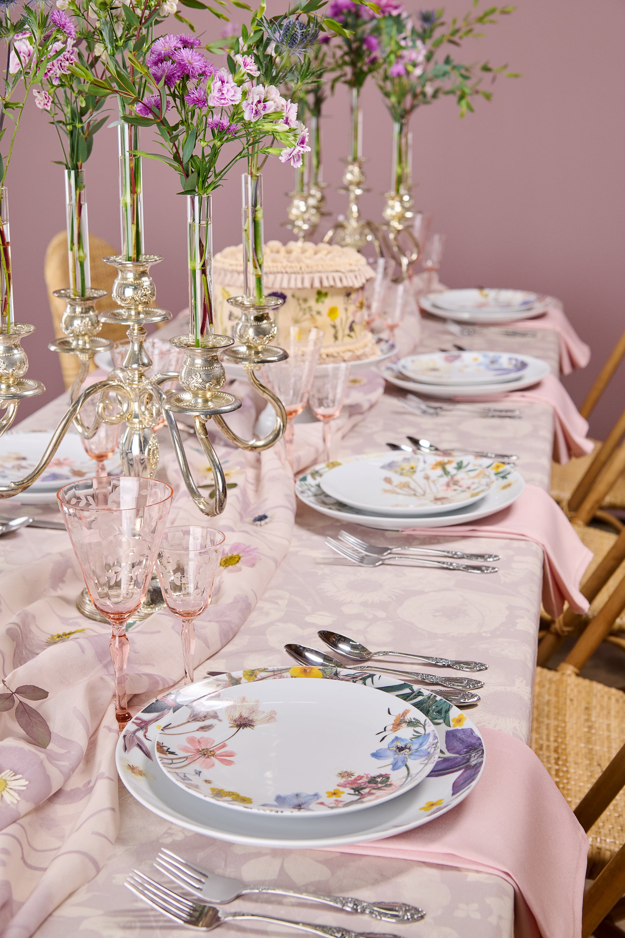 California Garden Dessert Plates