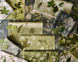 Farm Flowers Forest Green