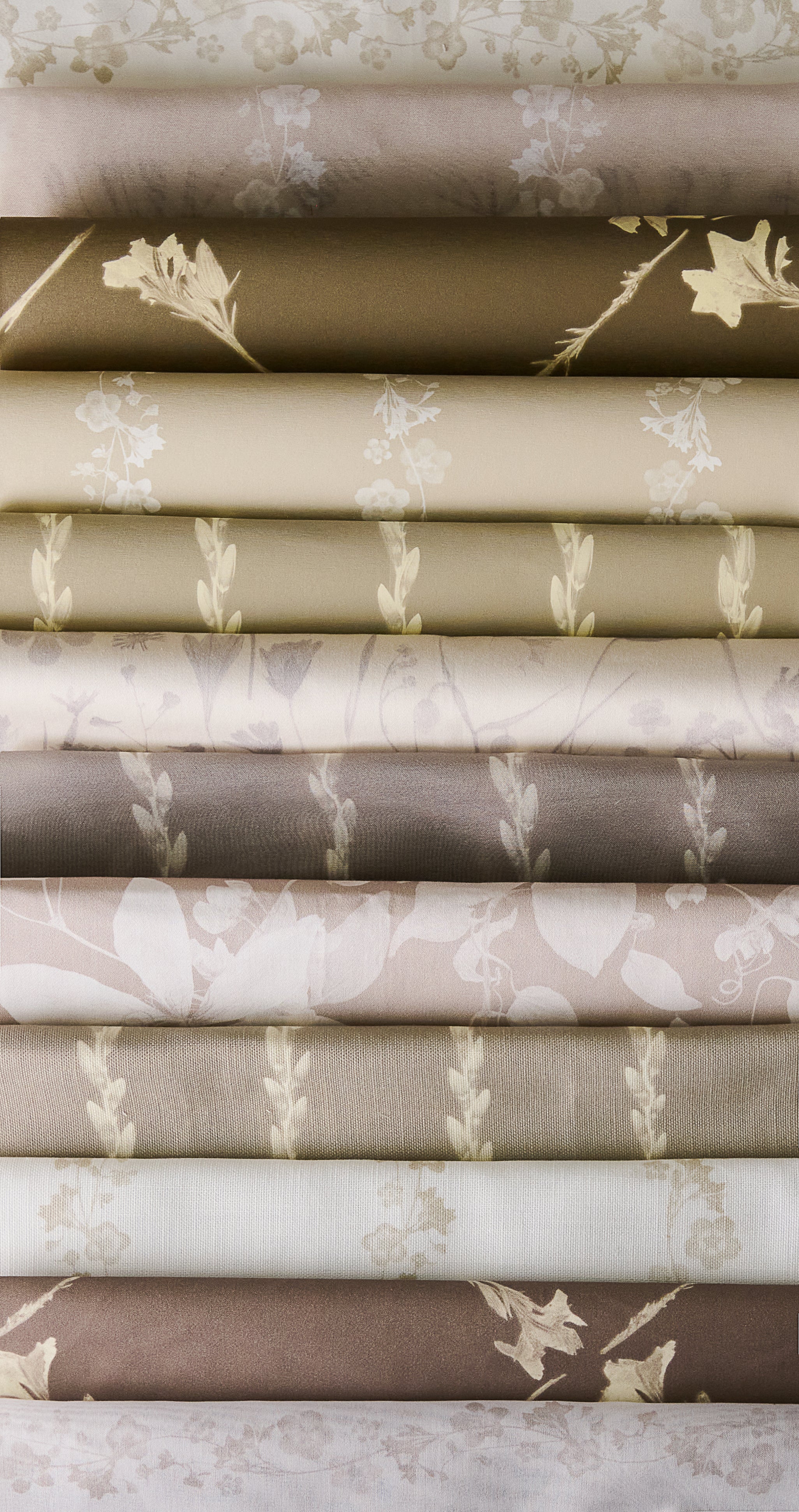 Zipper Stripe Latte Fabric