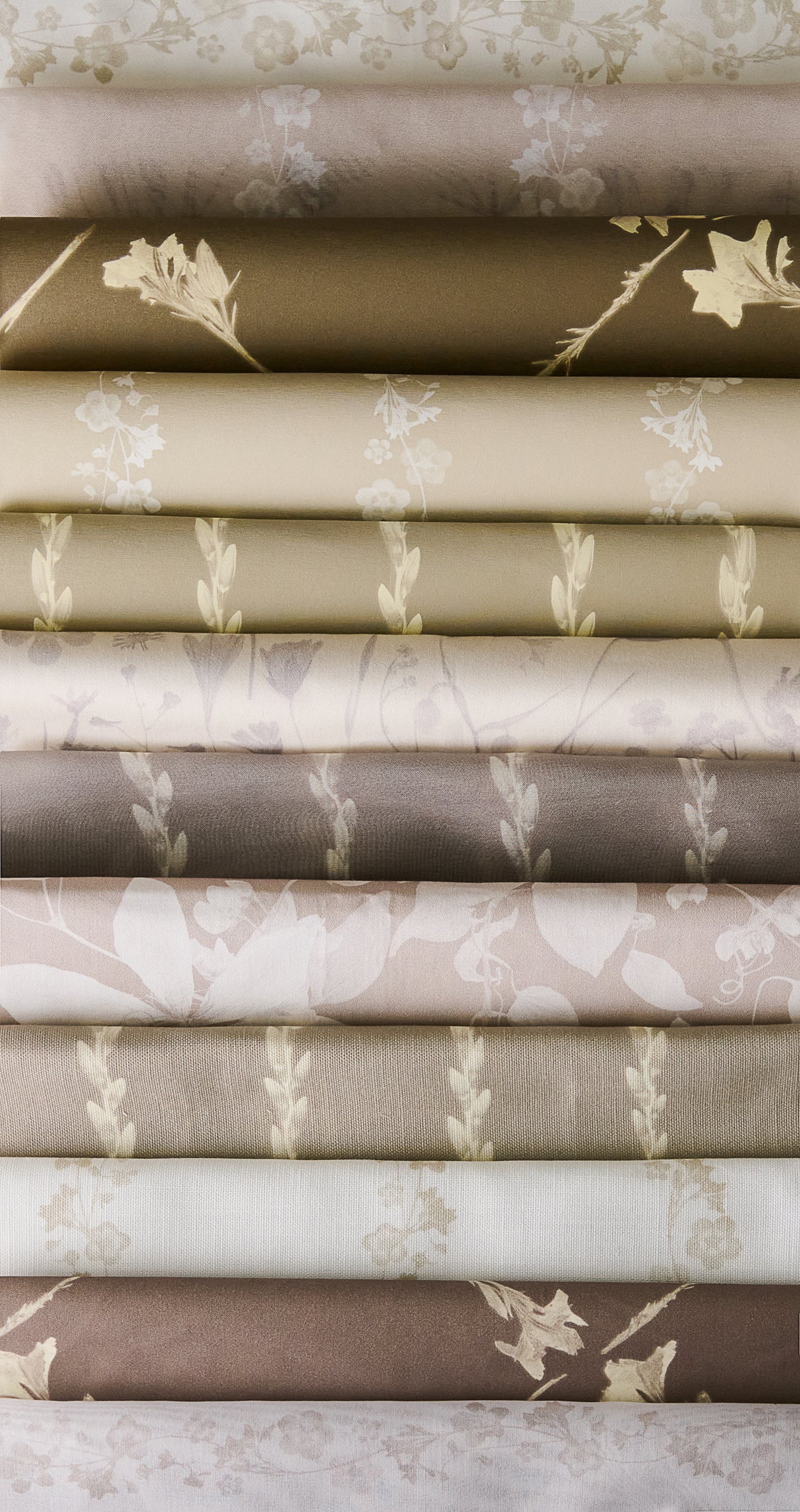 Petals in the Night Celadon Fabric