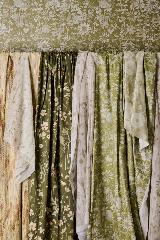 Golden Hour Pistachio Fabric